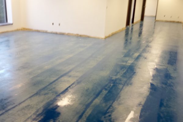 Full Chip Vinyl Floor - Office