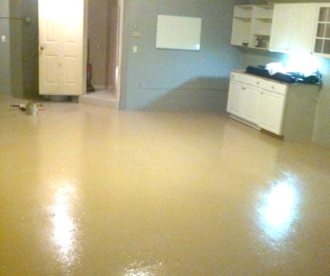 100% Epoxy with Polyaspartic Urethane Topcoat