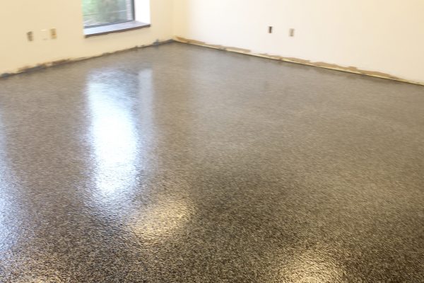 Full Chip Vinyl Floor - Office